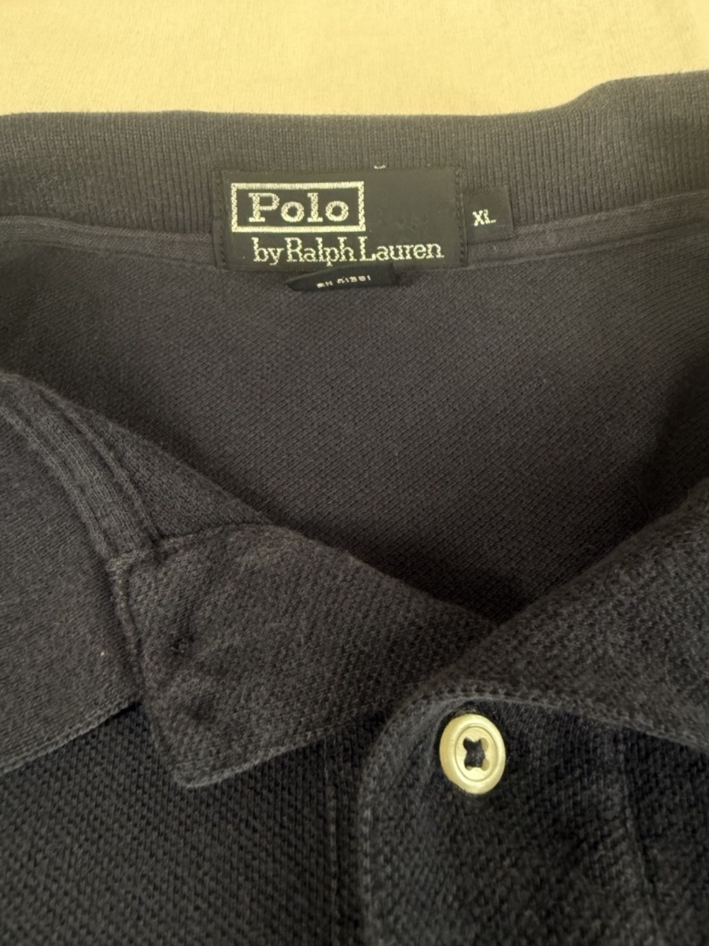 Men's Polo Ralph Lauren Long Sleeve Polo Size XL - Dark Blue